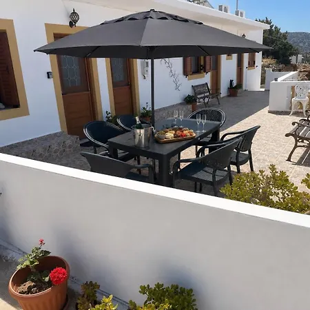 Mousouna- Panoramic Seaview Oasis In Lefkos Vila